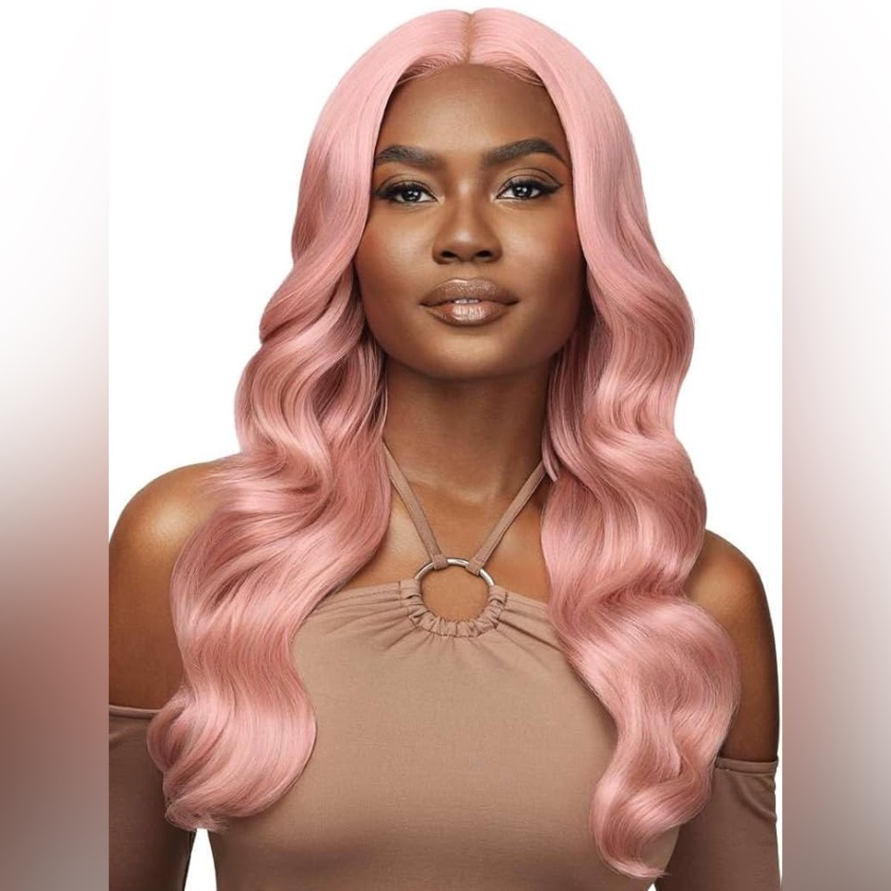 Outre Color Bomb Lace Front Wig - “Alecia” in Rosy Blonde 🌸